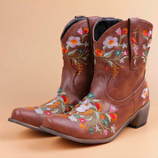 Cowgirl Stövlar Med Blommönster | Dixie