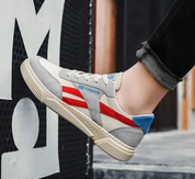Andningsbara lågskurna Casual sneakers för män | Bortelo