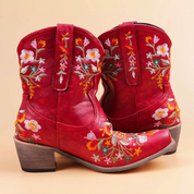 Cowgirl Stövlar Med Blommönster | Dixie