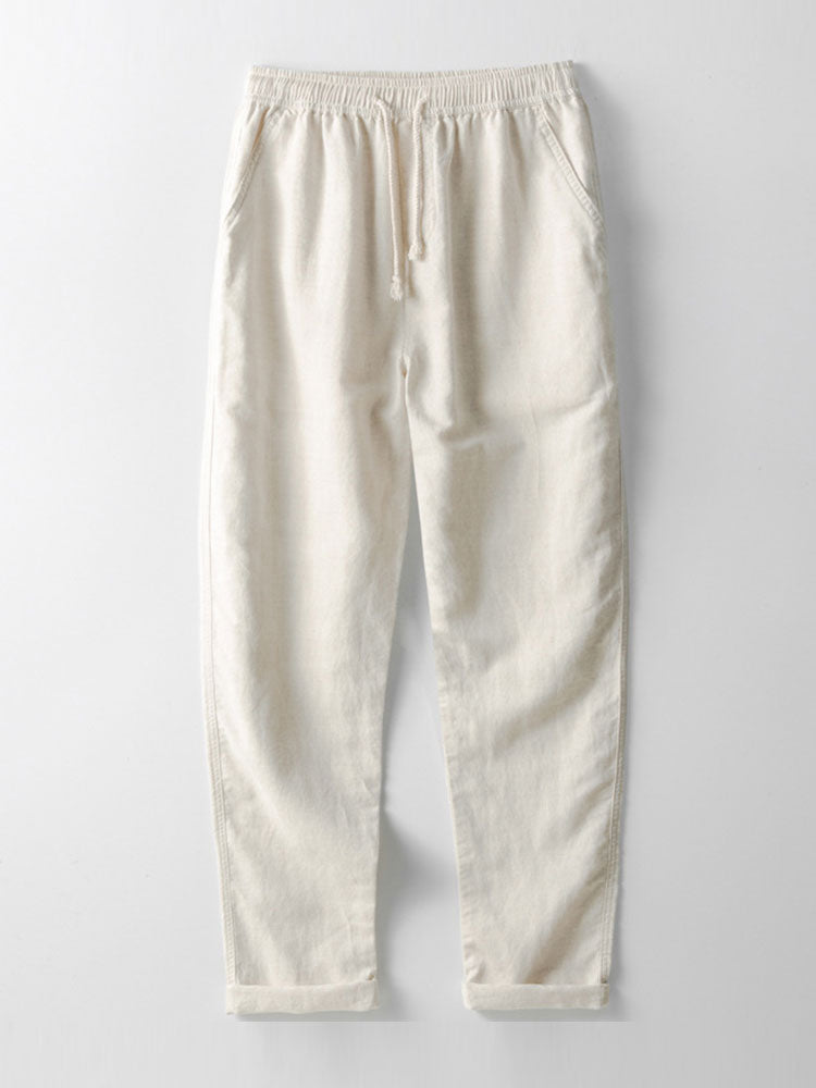 Unisex Linnebyxor Med Dragsko | Rocco