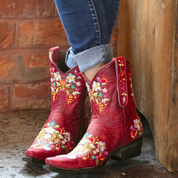 Cowgirl Stövlar Med Blommönster | Dixie