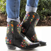 Cowgirl Stövlar Med Blommönster | Dixie