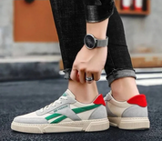 Andningsbara lågskurna Casual sneakers för män | Bortelo