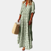 Boho Maxiklänning för Kvinnor | Lättvikts Modern Stil - Adelai