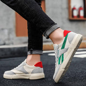 Andningsbara lågskurna Casual sneakers för män | Bortelo