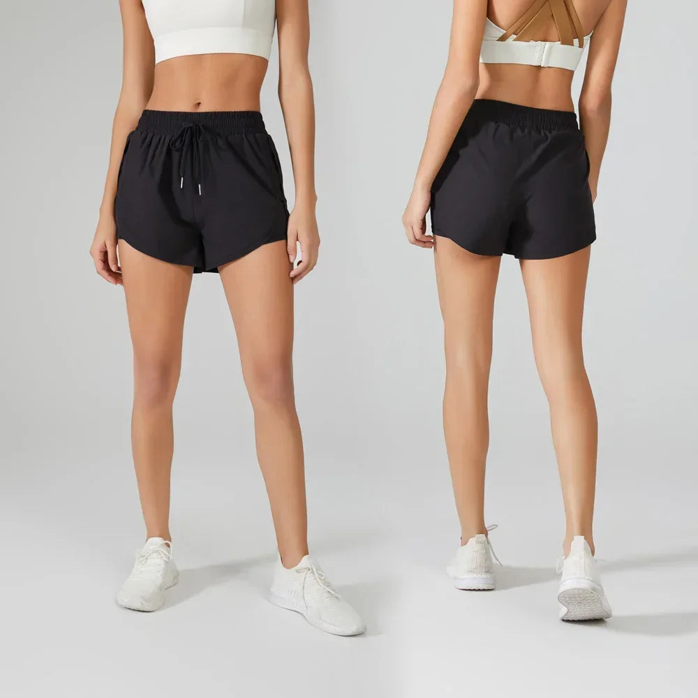 Träningsshorts 2-i-1 för Dam – Perfekta för Yoga och Fitness | Sigifrith