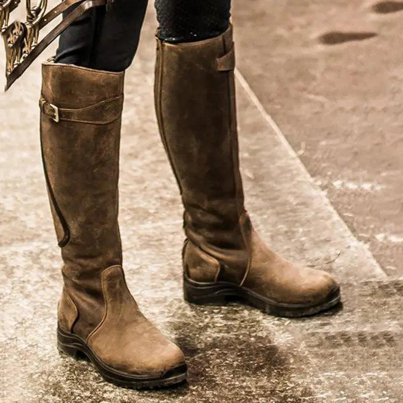 Knähöga cowboyflicka ridstövlar - Jessie