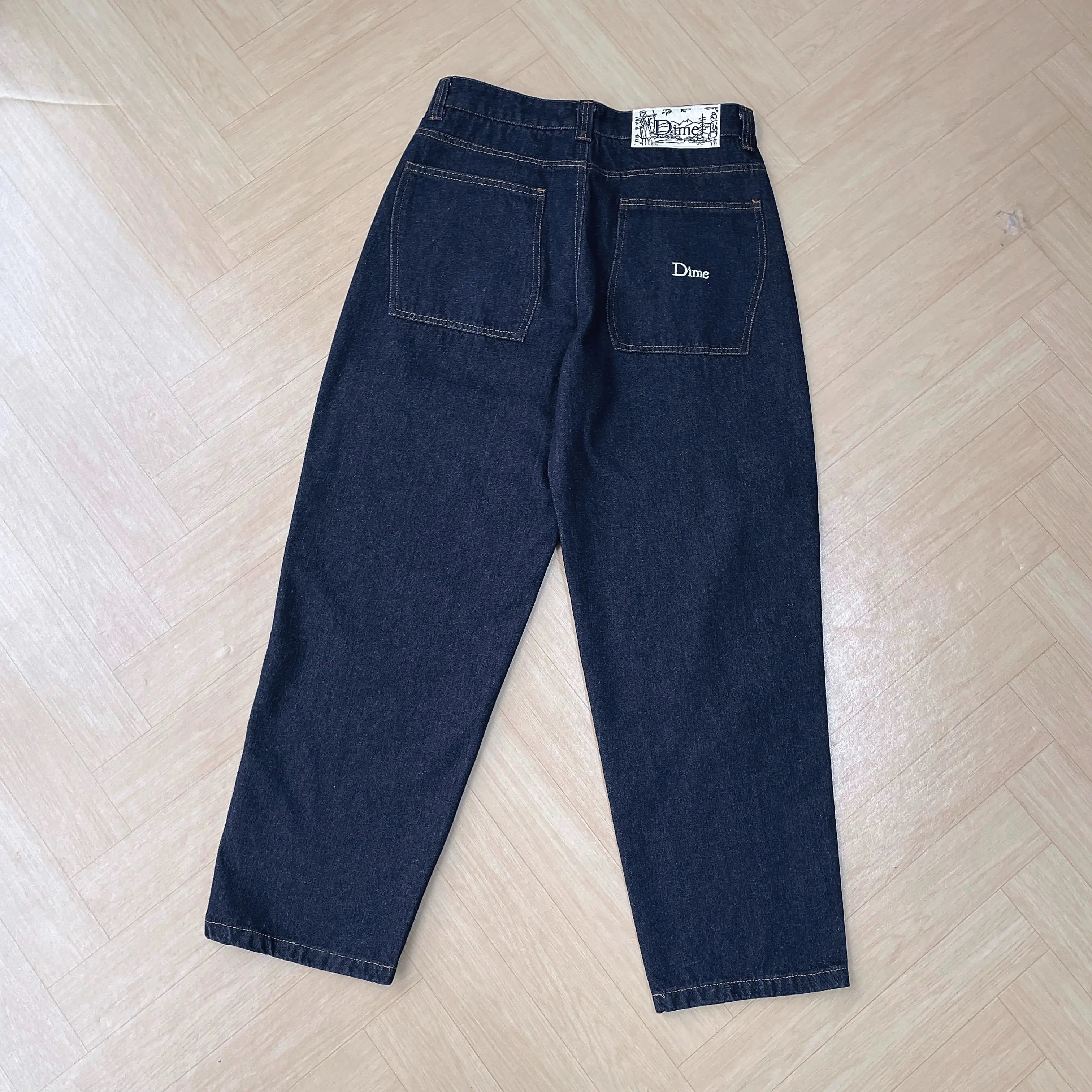 Retro-Baggy Jeans För Unisex | Vardagskläder | Laverne