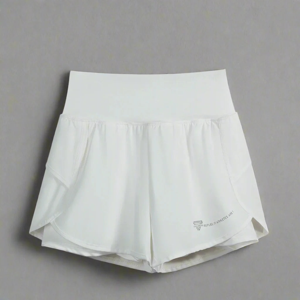 Yogashorts för kvinnor med fickor - 2-i-1 funktion | Hilary