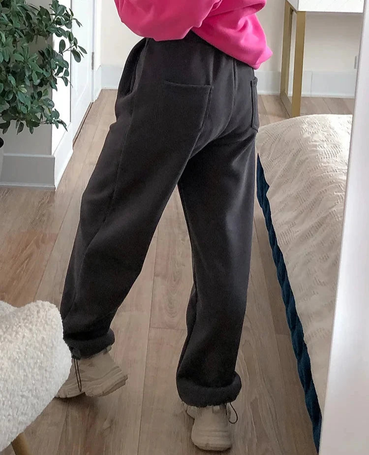 Varma Joggingbyxor Med Fleece För Kvinnor | Miranda