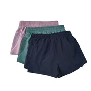 Sommarsportshorts med Hög Midja för Kvinnor | Snabbtorkande Fitnessshorts som Andas - Siyam