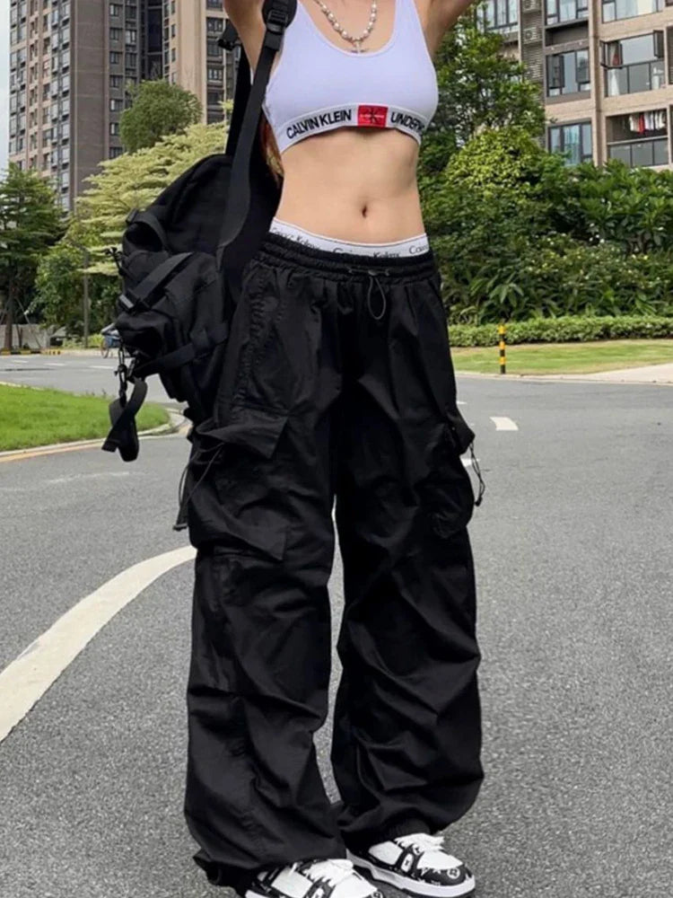 Fallskärm Cargo Byxor För Kvinnor | Snygg Streetwear-Trend | Robbie