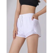 Sommarsportshorts med Hög Midja för Kvinnor | Snabbtorkande Fitnessshorts som Andas - Siyam