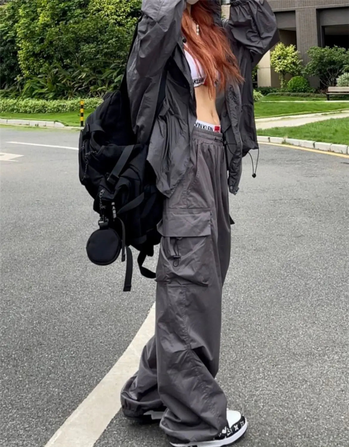 Fallskärm Cargo Byxor För Kvinnor | Snygg Streetwear-Trend | Robbie