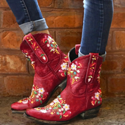 Cowgirl Stövlar Med Blommönster | Dixie