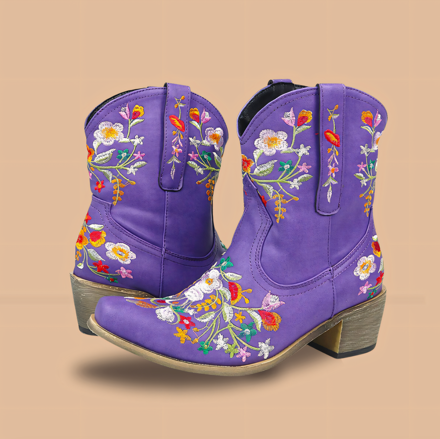 Cowgirl Stövlar Med Blommönster | Dixie