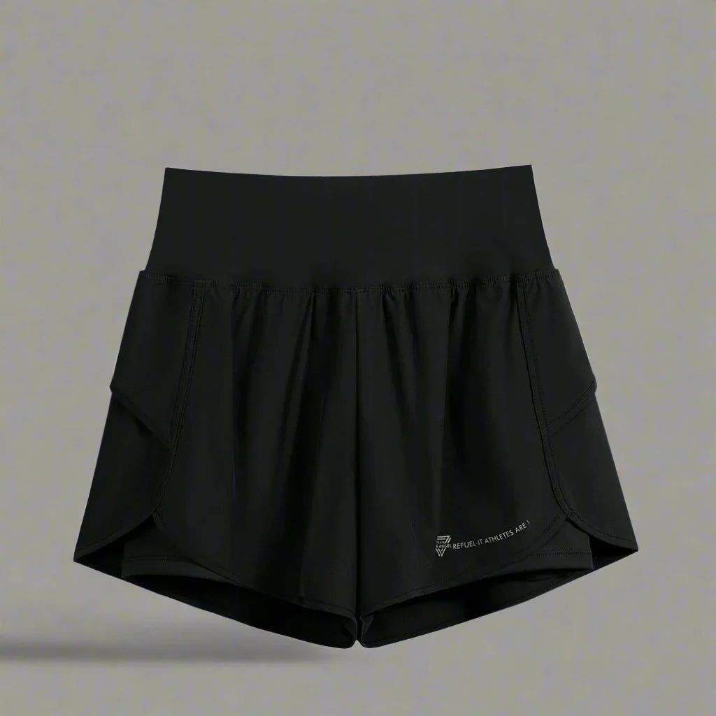 Yogashorts för kvinnor med fickor - 2-i-1 funktion | Hilary