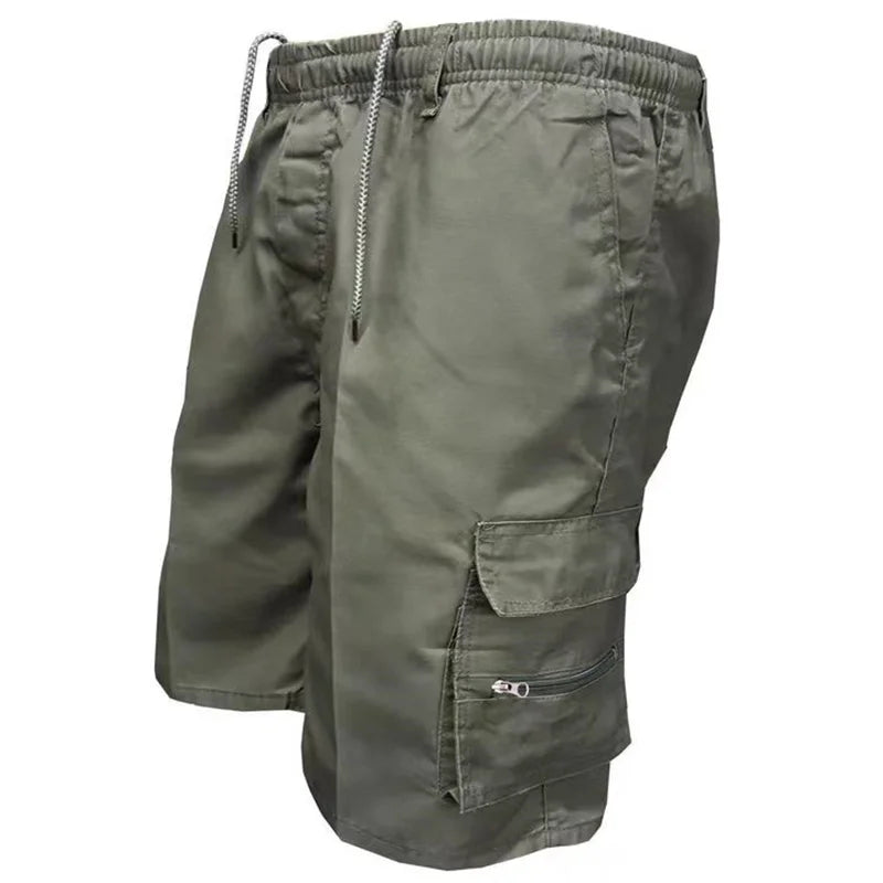 Fashionabla Cargoshorts med Flera Fickor för Män - Bartt