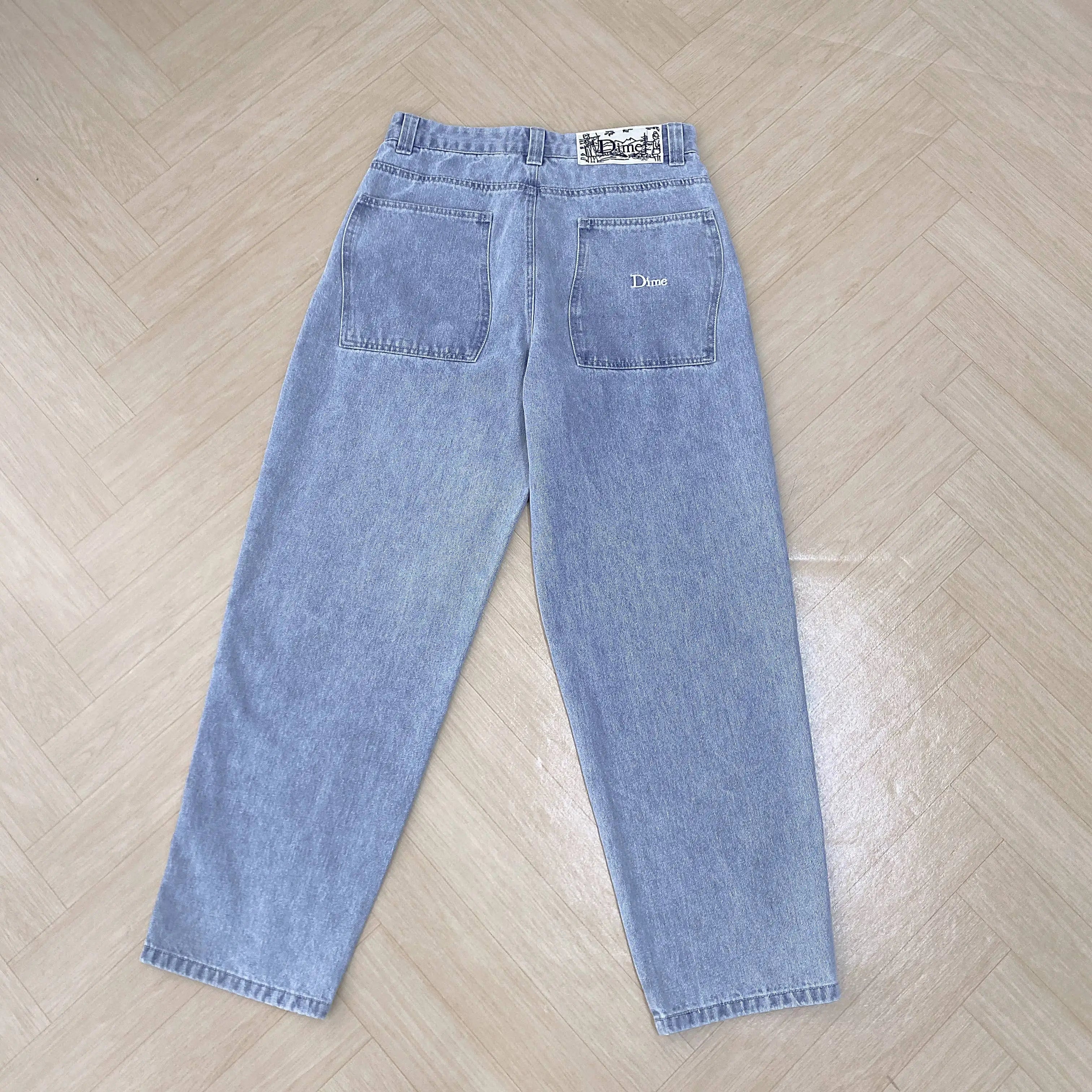 Retro-Baggy Jeans För Unisex | Vardagskläder | Laverne