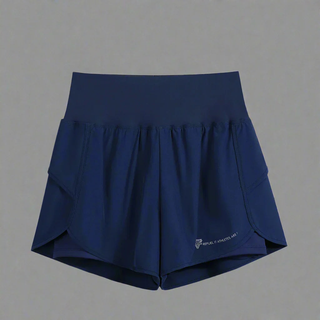 Yogashorts för kvinnor med fickor - 2-i-1 funktion | Hilary