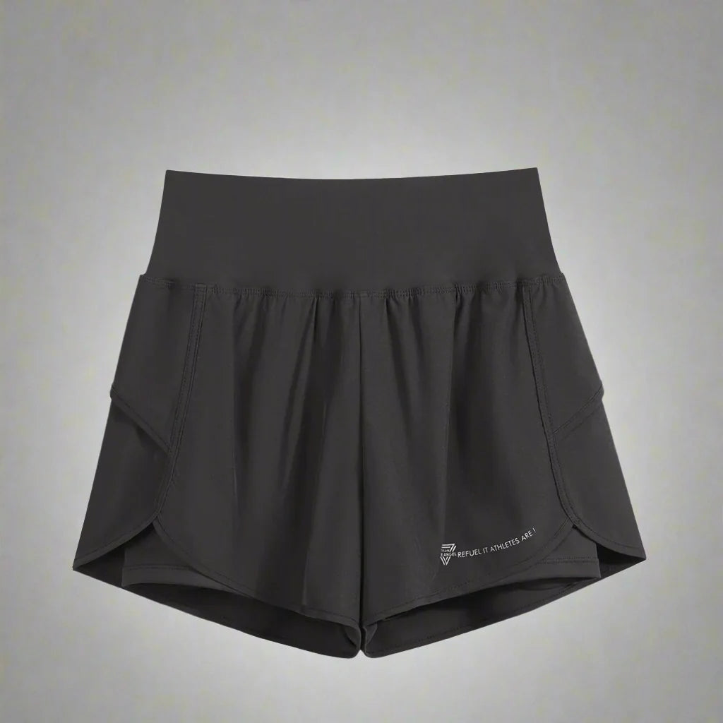 Yogashorts för kvinnor med fickor - 2-i-1 funktion | Hilary