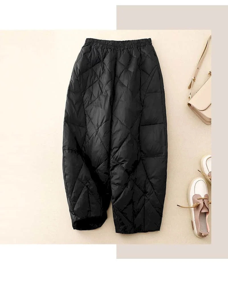 Varma Quiltade Byxor För Vintern | Sisse