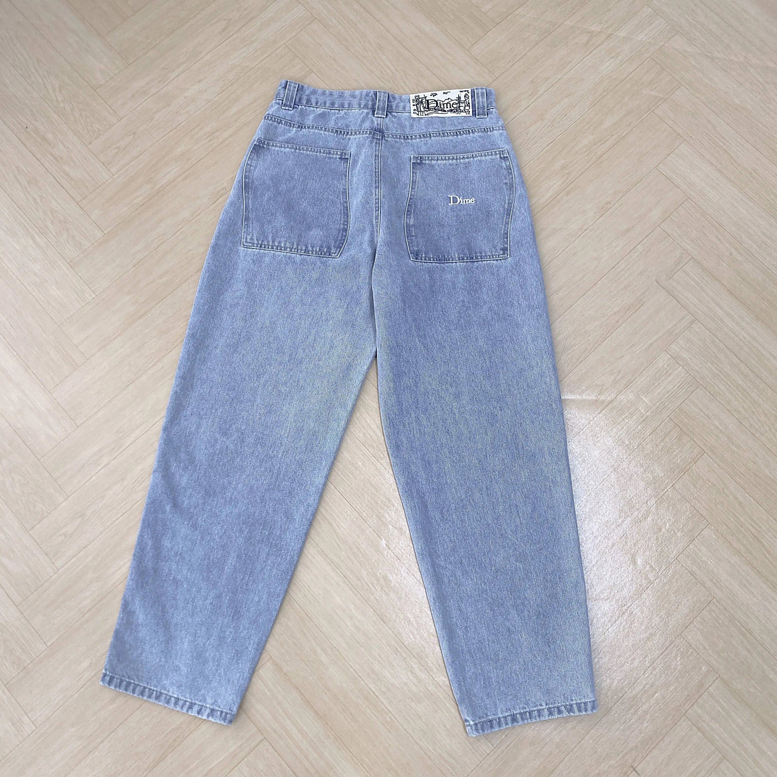 Retro-Baggy Jeans För Unisex | Vardagskläder | Laverne
