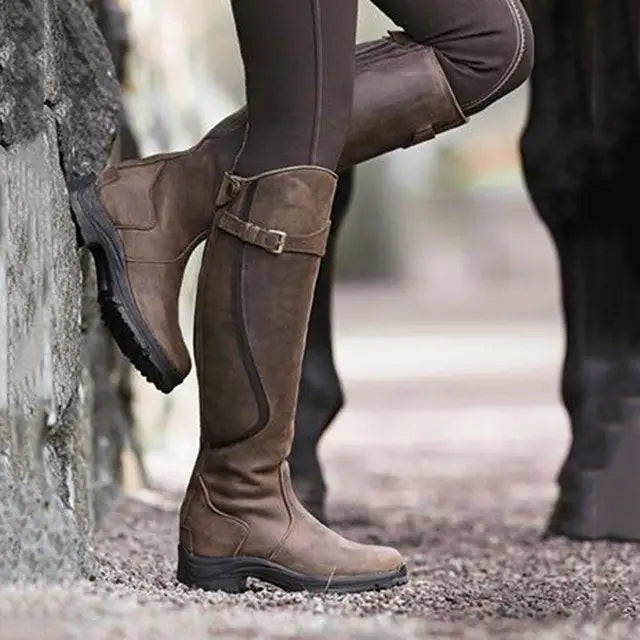 Knähöga cowboyflicka ridstövlar - Jessie