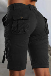 Snygga Mid Cargo-Shorts För Kvinnor | Marysa