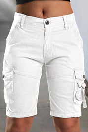 Snygga Mid Cargo-Shorts För Kvinnor | Marysa