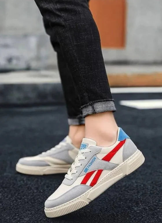 Andningsbara lågskurna Casual sneakers för män | Bortelo