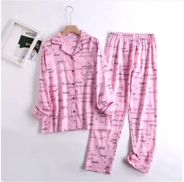 Bekvämt Pyjamasset 2-Delad I Ljusa Färger | CozyDream